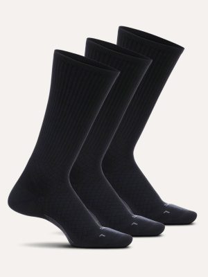 Plantar Fasciitis Relief Light Cushion Crew Sock 3 Pack