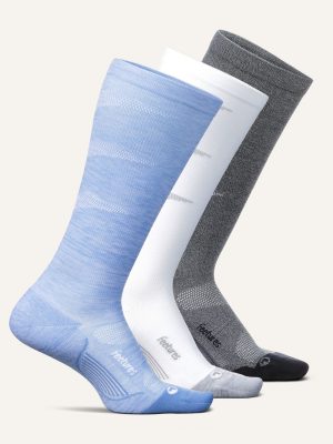 Graduated Compression Light Cushion Knee High 3 Pack