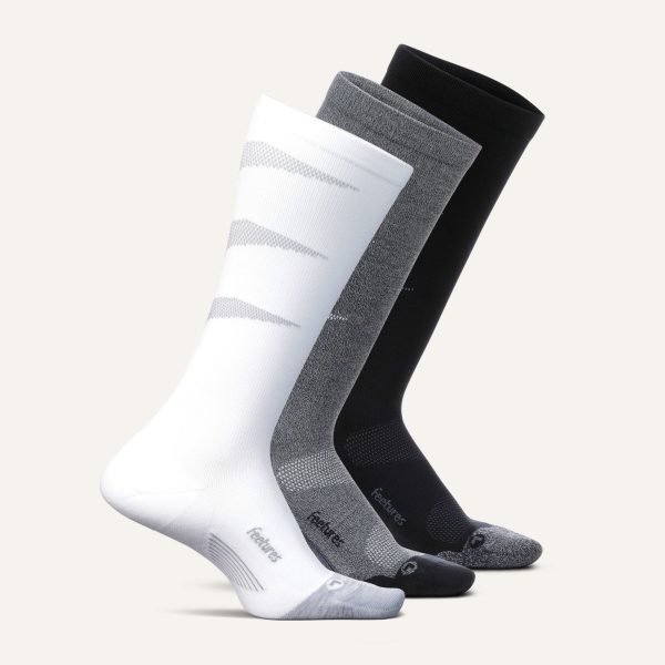 Graduated Compression Light Cushion Knee High 3 Pack