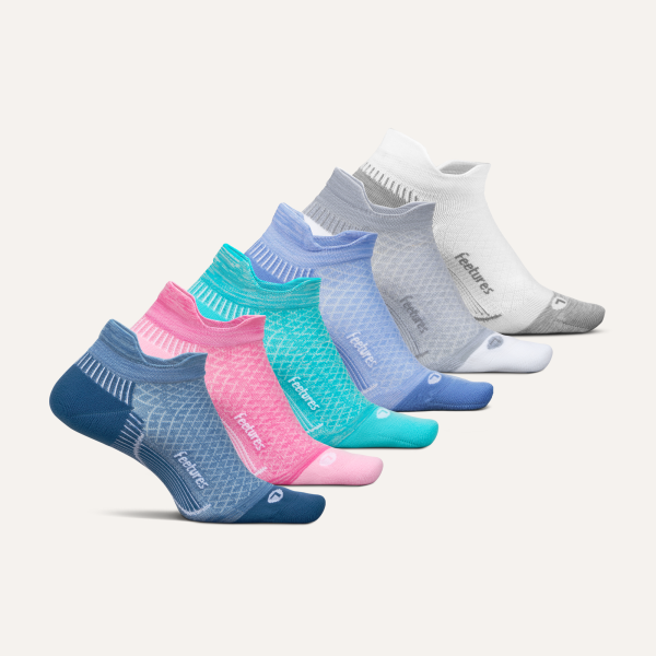 Plantar Fasciitis Relief Sock Light Cushion Tab 6 Pack
