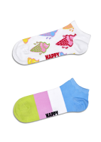 2-Pack Ice Cream & Stripe Low Socks