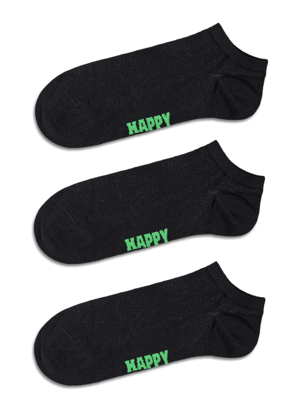 3-Pack Solid Low Socks