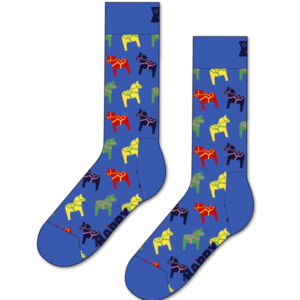 Dala Horse Sock