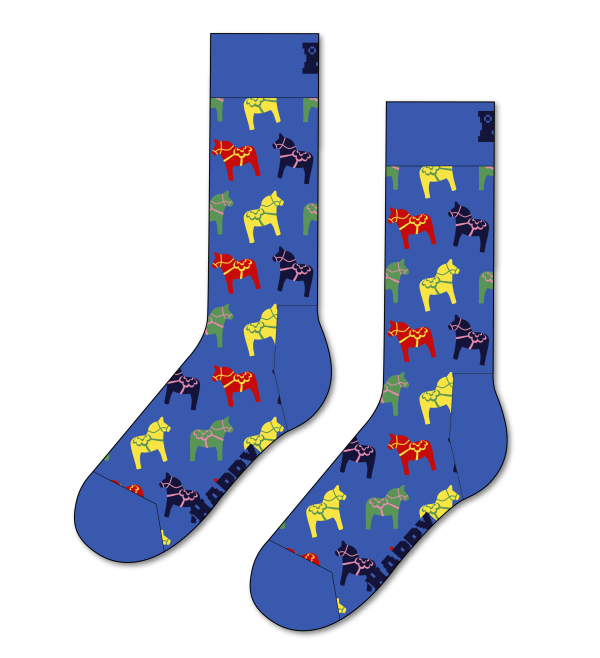 Dala Horse Sock