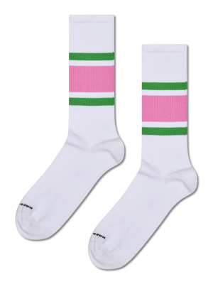 Simple Stripe Sneaker Sock
