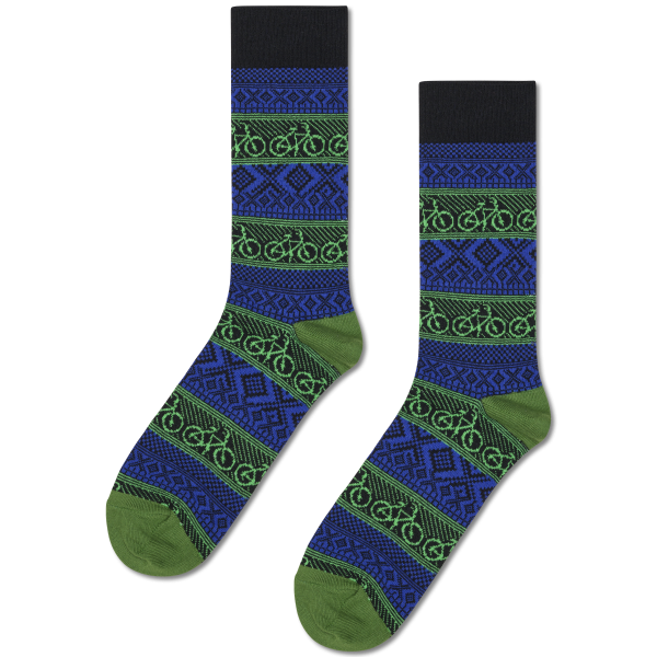 Bike Jaquard Sock