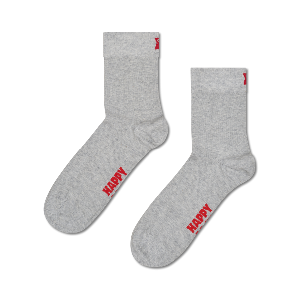 Solid Short Crew Sock