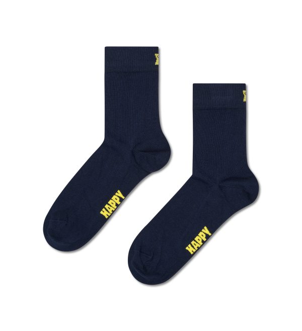 3-Pack Solid Short Crew Socks