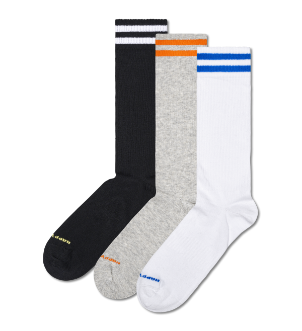 3-Pack Solid Sneaker Socks