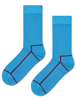 Contrast Stripe Sock