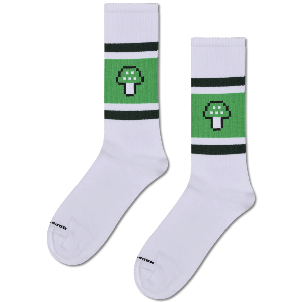 Mushroom Stripe Sneaker Sock