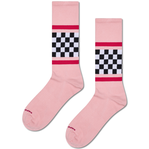 Checked Stripe Sneaker Sock