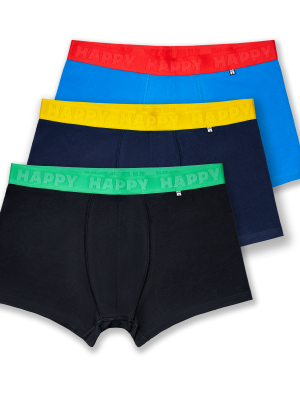 3-Pack Solid Mix Short Boxers