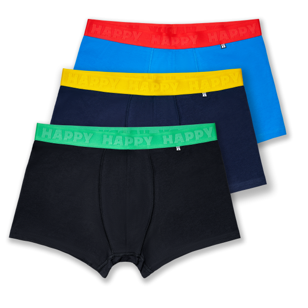 3-Pack Solid Mix Short Boxers