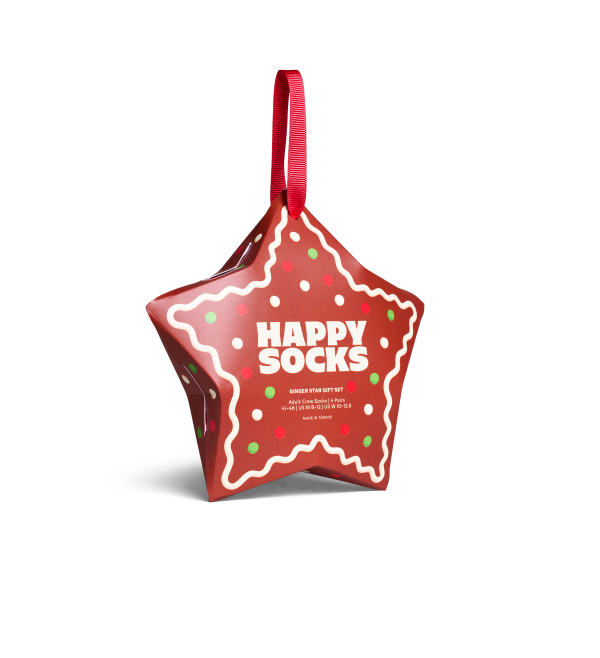 1-Pack Ginger Star Sock Gift Set