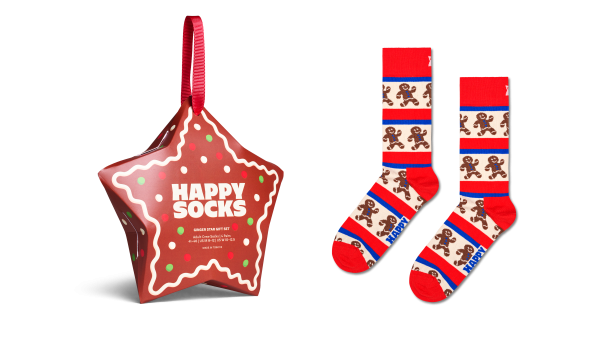 1-Pack Ginger Star Sock Gift Set