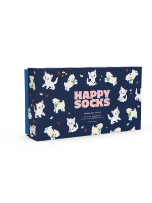 3-Pack Animal Blue Socks Gift Set