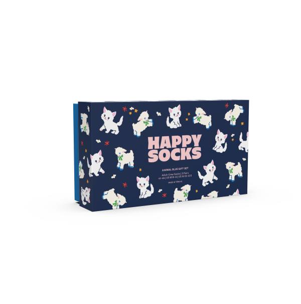 3-Pack Animal Blue Socks Gift Set