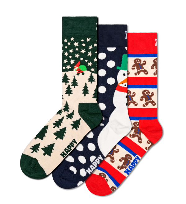 3-Pack Holiday Socks