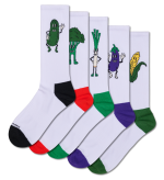 5-Pack Vegetable Sneaker Socks