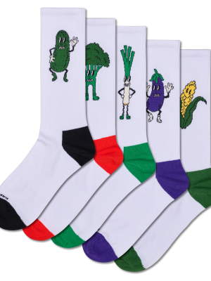 5-Pack Vegetable Sneaker Socks
